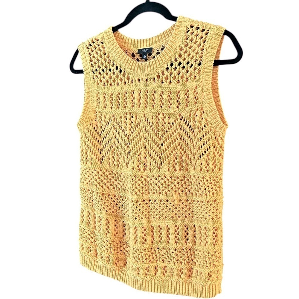 Talbots Open Stitch Tank - Picture 7 of 10